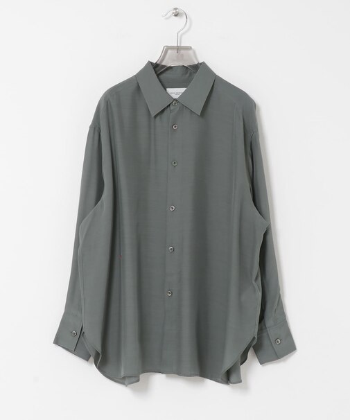 new basic　WASHABLE CUPRA SHIRTS