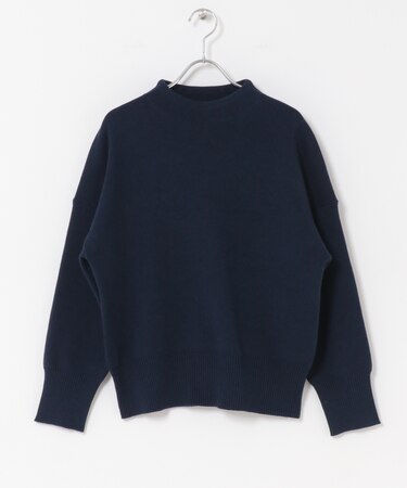 ボトルネックKNITプルオーバー
