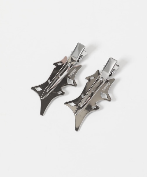 heyep　Melted Metal Flat Clips2P