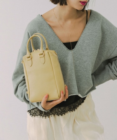 レザーミニボストンバッグ