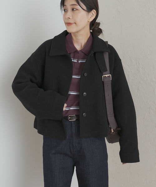 中綿ウールショートコート アーバンリサーチ URBAN RESEARCH DOORS｜中綿ウールショートコート | Rakuten Fashion