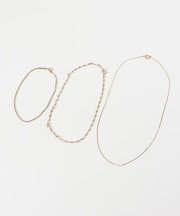 in mood　MULTI LINK CHAIN 3P necklace