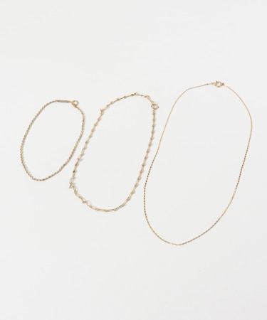 in mood　MULTI LINK CHAIN 3P necklace