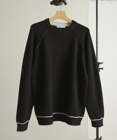 『一部WEB限定カラー』『洗濯可／毛玉防止』ストレッチハイショクラインニット