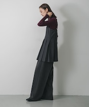 『一部WEB限定カラー』『毛玉防止』ストレッチリブハイネックセーター