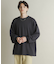 ライトワッフルクルーネックロングTシャツ