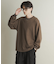 ライトワッフルクルーネックロングTシャツ