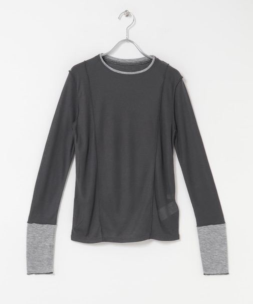 レイヤードメローTシャツ