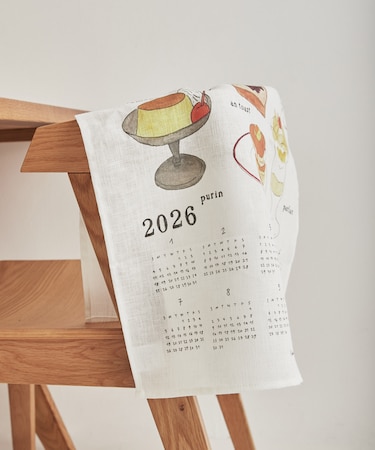 2026 リネンカレンダー 日本のレトロフード
