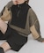 レイヤードハーフZIPニット