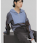 レイヤードハーフZIPニット