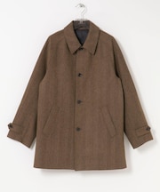 WINDPROOF TWEED HALF COAT