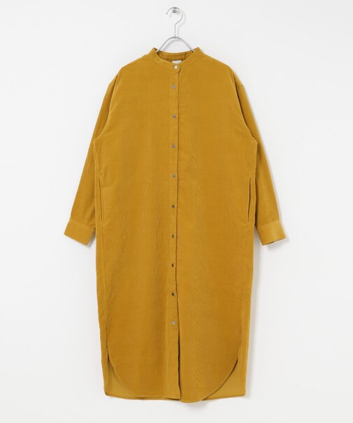 『WEB／一部店舗限定カラー』『UR TECH』コーデュロイシャツワンピース
