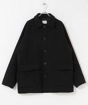 ニットメルトン パデット ショートコート