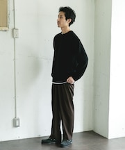 ハミルトンウールクルーネックニット