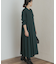 『一部WEB限定カラー』『UR TECH SMOOTHLUXE』サイドプリーツ切替ワンピース