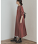 『一部WEB限定カラー』『UR TECH SMOOTHLUXE』サイドプリーツ切替ワンピース