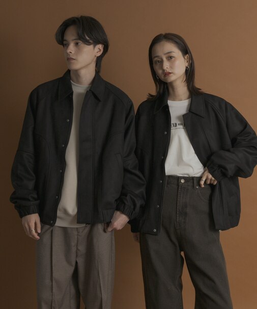 ツイルスエードタッチZIPブルゾン