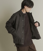 ツイルスエードタッチZIPブルゾン