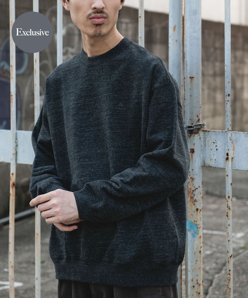 【ブラック】『別注』 Peak Apparel×DOORS RecycledCottonSweat 別注』Snow Peak Apparel×DOORS RecycledCottonSweat｜アーバン