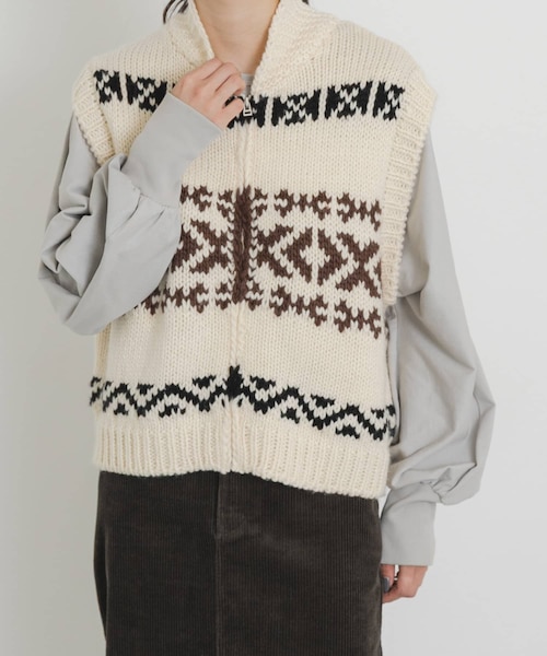 ウール混カウチンベスト｜アーバンリサーチの通販｜&mall（アンド