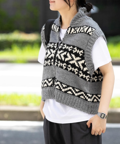 ウール混カウチンベスト｜アーバンリサーチの通販｜&mall（アンド