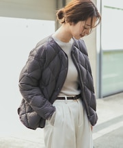 『一部WEB限定カラー』ライトダウンキルトショートブルゾン