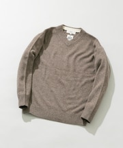 『XLサイズあり』ハミルトンラムズウールVネックニット