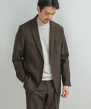 LIFE STYLE TAILOR ウールライクツイルコンフォータブルジャケット