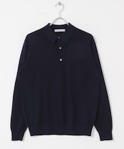 LIFE STYLE TAILOR　マシンウォッシャブルハイゲージニットポロ