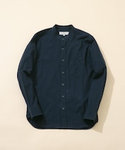 『抗菌 ／ 防臭』『XXLサイズあり』ハイパフォーマンスフランネルバンドカラーシャツ