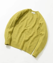 ブークレストレッチクルーニット