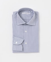 『イージーケア』LIFE STYLE TAILOR セミワイド細ストライプシャツ