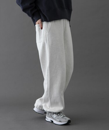 FORK&SPOON リサイクルコットン裏毛スウェットパンツ