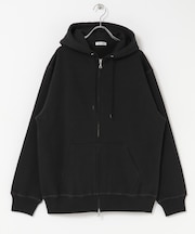 FORK&SPOON　リサイクルコットン裏毛ジップフーディー