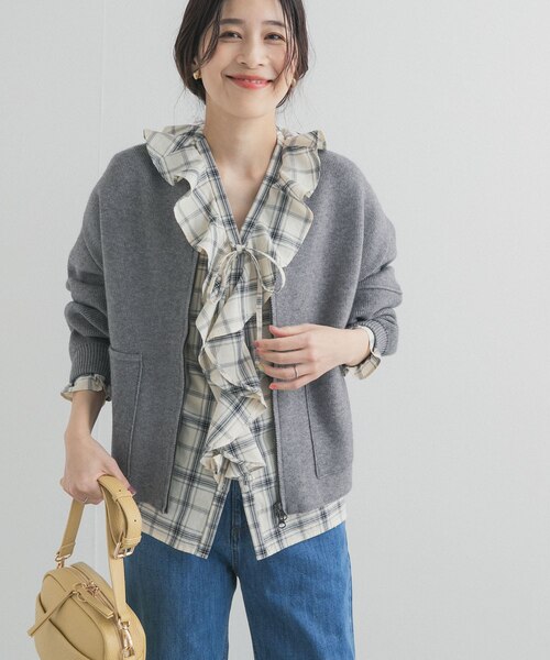 ニットZIPブルゾン｜アーバンリサーチの通販｜&mall（アンドモール