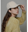 ベロアタッチバックロゴCAP