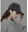 ベロアタッチバックロゴCAP