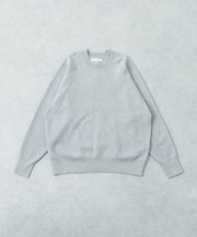 綿カシミヤスウェットニット