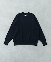 綿カシミヤスウェットニット