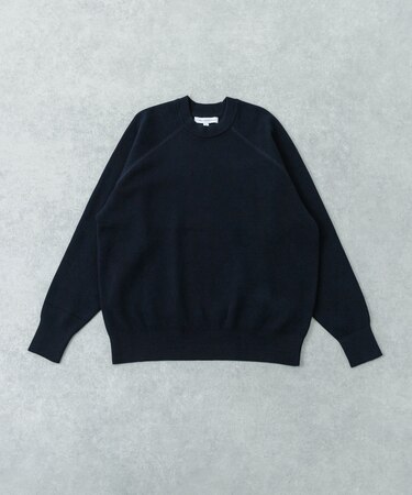 綿カシミヤスウェットニット