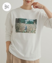 Grow OrganicフォトプリントロングTシャツ