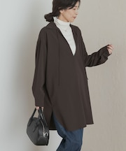 スキッパーチュニックシャツ