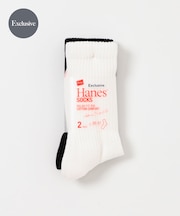 『別注』HANES×DOORS　クルーソックス2P