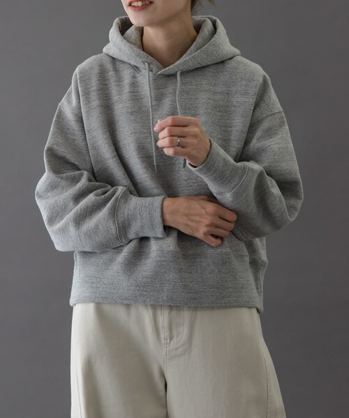 FORK&SPOON リサイクル裏毛クロップドフーディー｜アーバンリサーチの