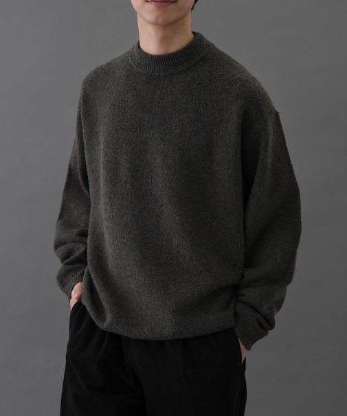 FORK&SPOON Ricotta モックネックニット