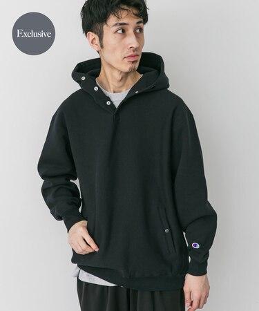 『別注』Champion×DOORS　RW HALF SNAP PARKA