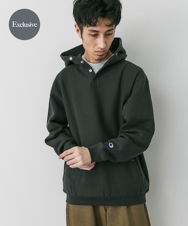 『別注』Champion×DOORS　RW HALF SNAP PARKA