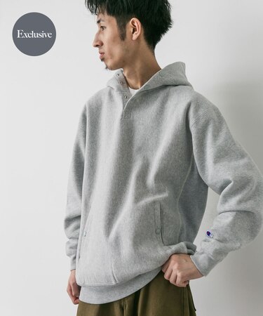 『別注』Champion×DOORS　RW HALF SNAP PARKA