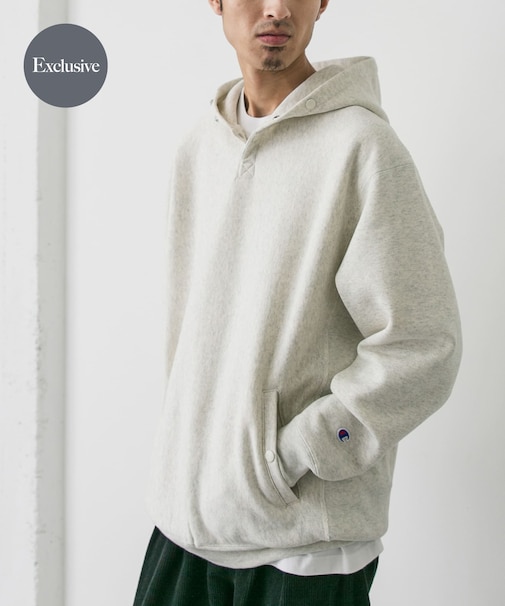 『別注』Champion×DOORS　RW HALF SNAP PARKA